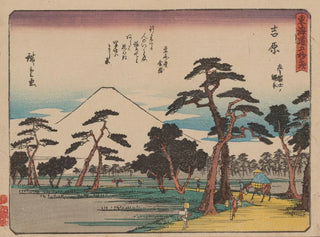 Tokaido gojusantsugi, planche 15 - Andō Hiroshige — näkymä teoksesta