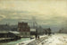 Talvimaisema-maalaus - Anders Andersen-Lundby — näkymä teoksesta