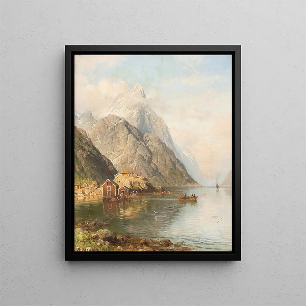 Geirangerfjord - Anders Askevold — kehystetty taideteos seinällä