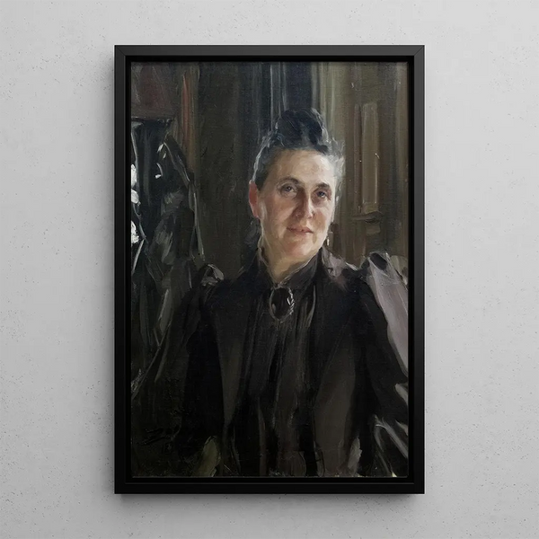 Fanny Thiel syntynyt Stiebel - Anders Zorn — kehystetty taideteos seinällä