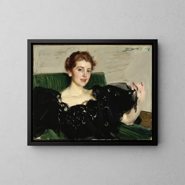 Joie de Lucy Turner - Anders Zorn — kehystetty taideteos seinällä