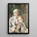 Mona ja Karin - Anders Zorn — kehystetty taideteos seinällä