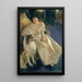 Mme Walter Rathbone Bacon Virginia Purdy Barker 1862-1919 - Anders Zorn — kehystetty taideteos seinällä