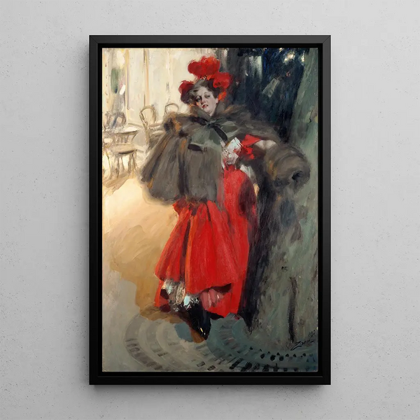 Yövaikutteinen maalaus - Anders Zorn — kehystetty taideteos seinällä