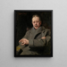 Muotokuvatutkimus miehestä - Anders Zorn — kehystetty taideteos seinällä
