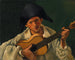 Buste d'Arlequin à la guitare - André Derain — näkymä teoksesta