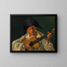 Buste d'Arlequin à la guitare - André Derain — kehystetty taideteos seinällä
