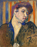 Naisen pääkuva - André Derain — näkymä teoksesta