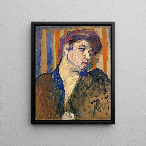 Naisen pääkuva - André Derain — kehystetty taideteos seinällä