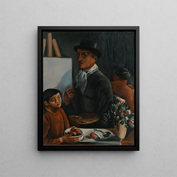 L'Artiste dans son atelier - André Derain — kehystetty taideteos seinällä