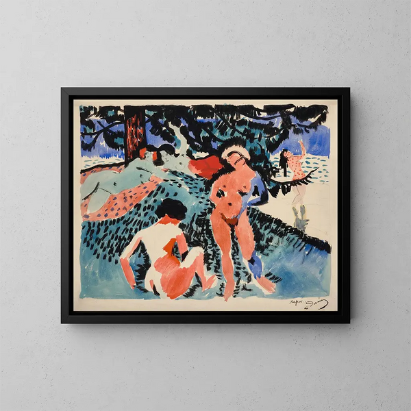 Le Repos - André Derain — kehystetty taideteos seinällä