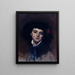 Portrait de femme - André Gill — kehystetty taideteos seinällä
