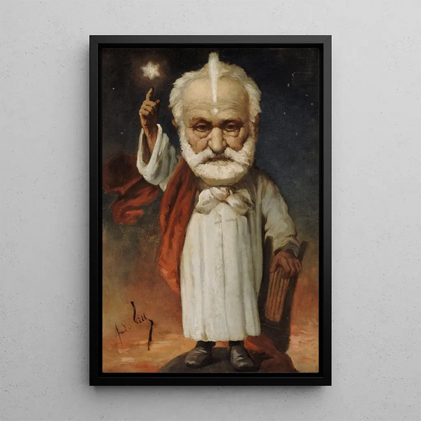Maalauksen jäljennös Victor Hugo - André Gill