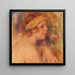 André au turban jaune Fragment - Pierre-Auguste Renoir — kehystetty taideteos seinällä