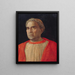 Cardinal Ludovico Scarampi Mezzarota dit Ludovico Trevisano - Andrea Mantegna — kehystetty taideteos seinällä