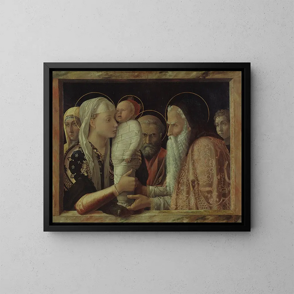 La Présentation - Andrea Mantegna — kehystetty taideteos seinällä