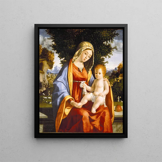 Andrea Previtali - Madonna and Child in Landscape.webp