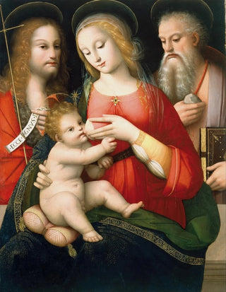Andrea del Brescianino - Madonna with Child and Saints John the Baptist and Girolamo.webp