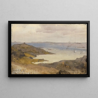 Andreas Achenbach - Motif from Bohusln Sweden.webp