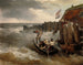 Merimaalauksen - Andreas Achenbach — näkymä teoksesta