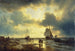 Le Reflux - Andreas Achenbach — näkymä teoksesta