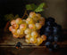 Luontoaiheinen still life viinirypäleiden kanssa mehiläisen kanssa - Andreas Lach — näkymä teoksesta