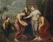 La découverte de Moïse - Andries Cornelis Lens — näkymä teoksesta
