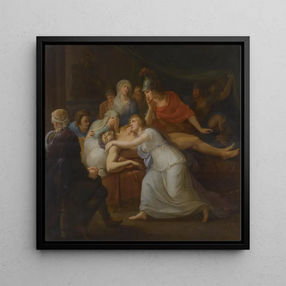 Andromaque pleurant la mort d'Hector - Cercle de Heinrich Friedrich Füger