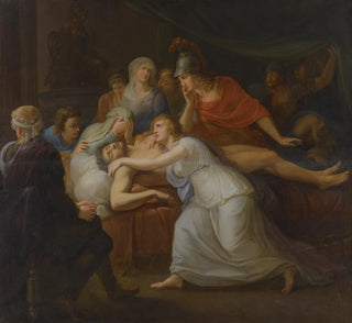 Andromaque pleurant la mort d'Hector - Cercle de Heinrich Friedrich Füger