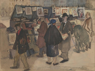 Les bouquinistes de Paris - Andrus Johani — näkymä teoksesta