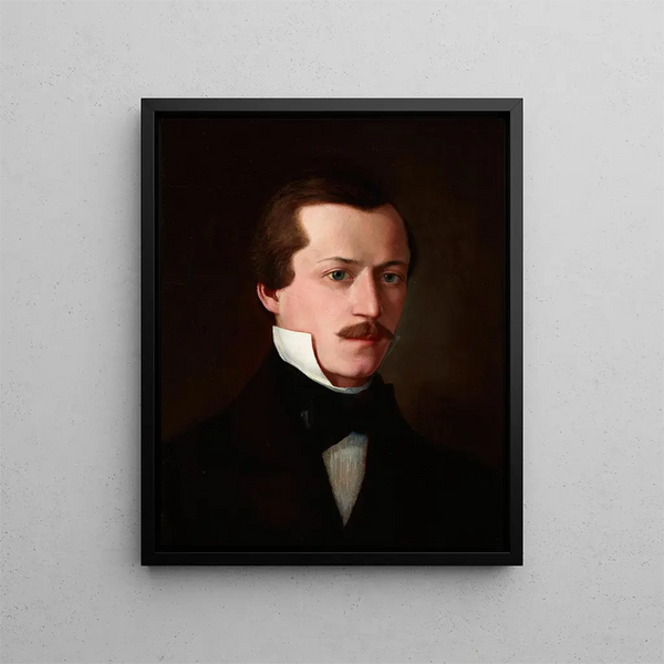 Adolf Poller - Andrzej Bronisław Grabowski — kehystetty taideteos seinällä