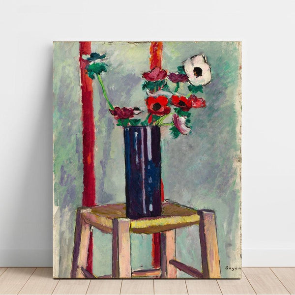 Anemones - Henry Lyman Sayen | Reproduction Tableau Décoration murale affiche copie