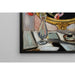 Maalauksen jäljennös Anémonet mustavalkoisessa peilissä - Henri Matisse