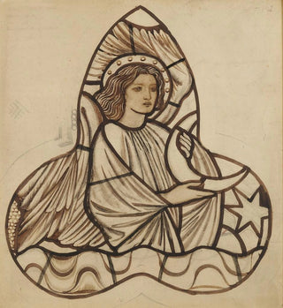 Ange tenant la lune - Sir Edward Coley Burne-Jones