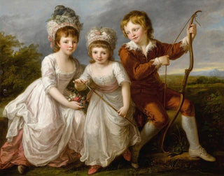 Portrait de trois enfants - Angelica Kauffman — näkymä teoksesta