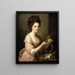 Eleanor, Lauderdale'n kreivitär - Angelica Kauffman — kehystetty taideteos seinällä