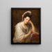 Muotokuva rouva Helen Dorothea Daniel - Angelica Kauffman — kehystetty taideteos seinällä