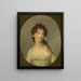 Ehkä Franciska Krasinska, Courlandin herttuatar, - Angelica Kauffman — kehystetty taideteos seinällä