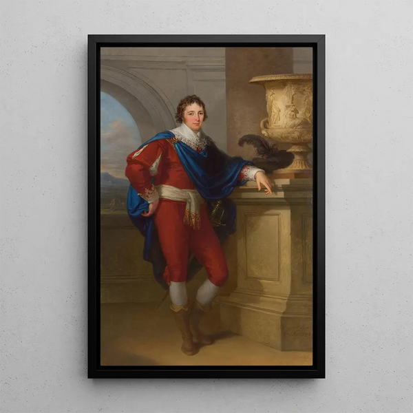 William Henry Lambtonin 1764–1797 - Enkelikauffman — kehystetty taideteos seinällä