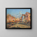 Une vue de Burano - Angelo Pavan — kehystetty taideteos seinällä