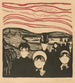 Angoisse - Edvard Munch — näkymä teoksesta