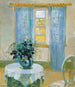 Sisätilasta clematis - Anna Ancher — näkymä teoksesta
