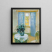 Sisätilasta clematis - Anna Ancher — kehystetty taideteos seinällä