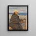 Michael Ancher maalaus rannalla - Anna Ancher — kehystetty taideteos seinällä