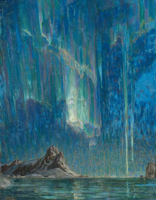 Anna Boberg - Northern Lights Study from North Norway.webp