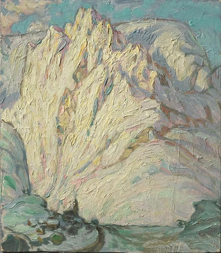 Anna Boberg - Snowy Mountains Study from Lofoten.webp