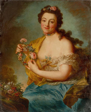 Anna Dorothea Therbusch - Self portrait as flora.webp