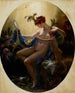 Portrait of Mlle Lange As Danae - Anne-Louis Girodet-Trioson — näkymä teoksesta