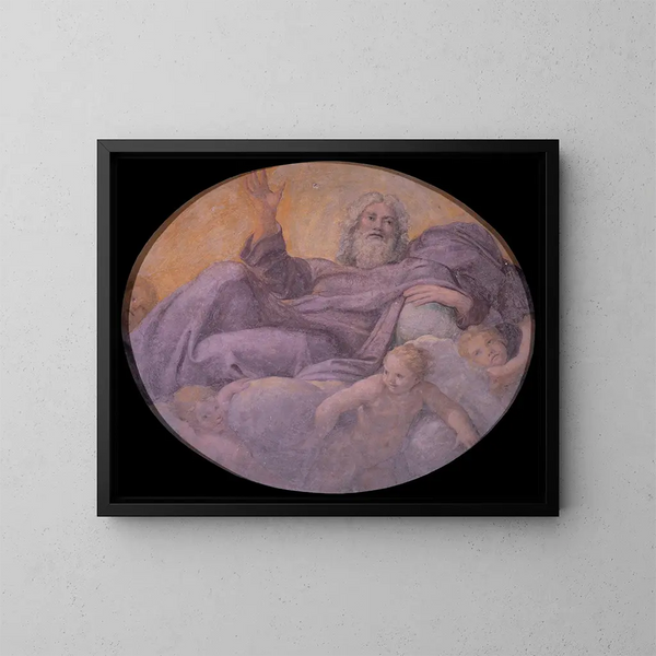 Père éternel - Annibale Carracci — kehystetty taideteos seinällä