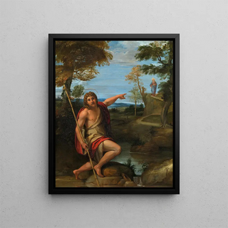 Annibale Carracci - Saint John the Baptist Bearing Witness.webp